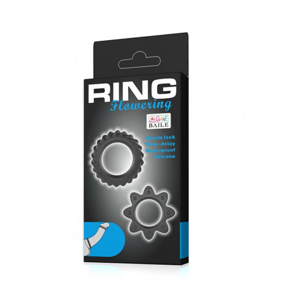 BAILE Male Delay Cock Rings Set B